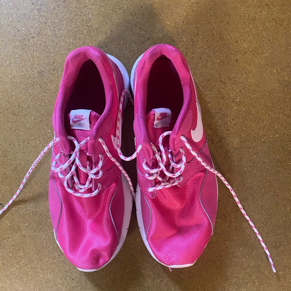 Pink Nike Running shoe